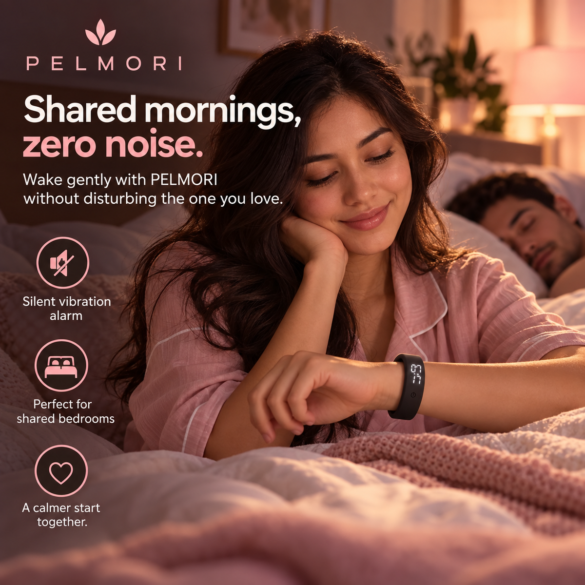 PELMORI Silent Wake Watch