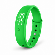 Green PELMORI Silent Wake Watch with vibration alarm