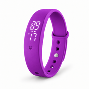 Purple PELMORI Silent Wake Watch with vibration alarm