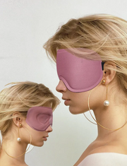 PELMORI 3D Blackout Sleep Mask with contoured eye-cup design — view 2