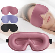 PELMORI 3D Blackout Sleep Mask with contoured eye-cup design — view 17